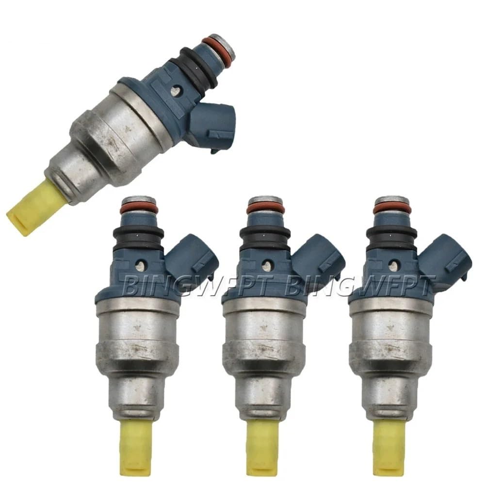 Fuel Injector Nozzle Auto Parts Injectors Compatible for Mazda 626 Mx-6 2.0L L4 Fs01-13-250A 93-99 F32Z-9F593-A Nozzles 4Pcs Inp480 F32Z9F593A