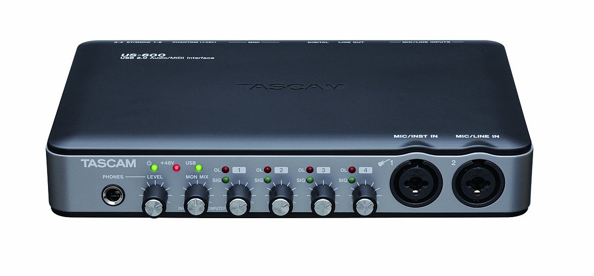 Amazon.com: TASCAM US-600 6-in/4-out USB 2.0 Audio Interface 