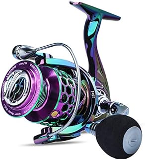 Sougayilang Fishing Reel Light Weight Ultra Smooth Aluminum Spinning Fishing Reel-13+1BB - LY1000