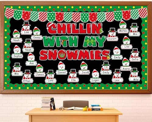 Amazon.com: Christmas Bulletin Board Set Summer Christmas Classroom ...