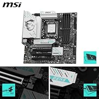MSI B860M Gaming Plus WiFi Mainboard, mATX - Unterstützt Intel Core Ultra Prozessoren (Series 2), LGA 1851 - DDR5 Memory Boost 8600+ MT/s (OC), PCIe 5.0 x16, M.2 Gen5, Intel Killer 5G LAN, Wi-Fi 7 – Ansicht 3