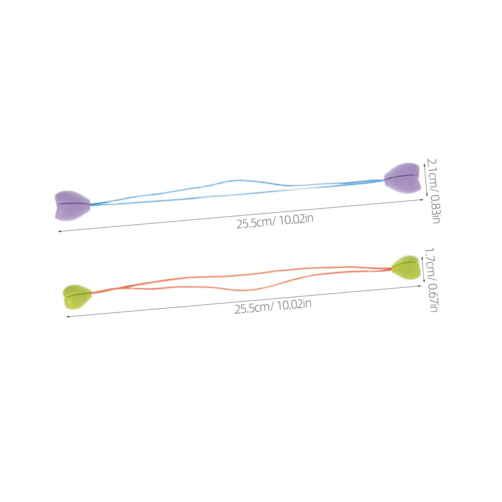 VILLCASE Knitting Needles Cap 2 Pair Flower Covers Silicone for Sewing Knitting Quilting Crocheting