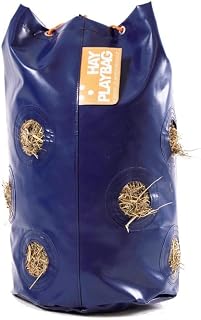 HayPlay Slow Feed Tie Bag - Hay Net Alternative - Stall, Trailer, Track, or Paddock