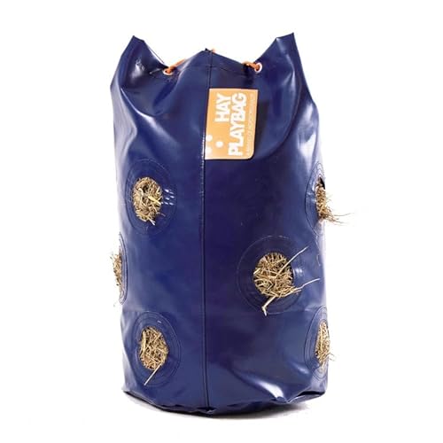 GG Equine HayPlay Slow Feed Tie Bag - Hay Net Alternative - Stall, Trailer, Track, or Paddock