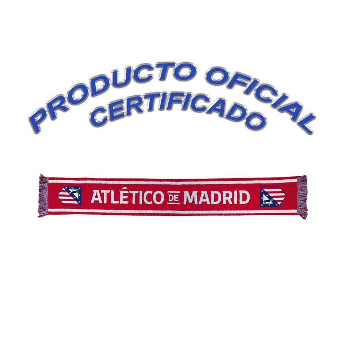 Sciarpa ufficiale della squadra di calcio, squadra ufficiale di calcio Madrid, Atletico Madrid, per regali, celebrazioni,