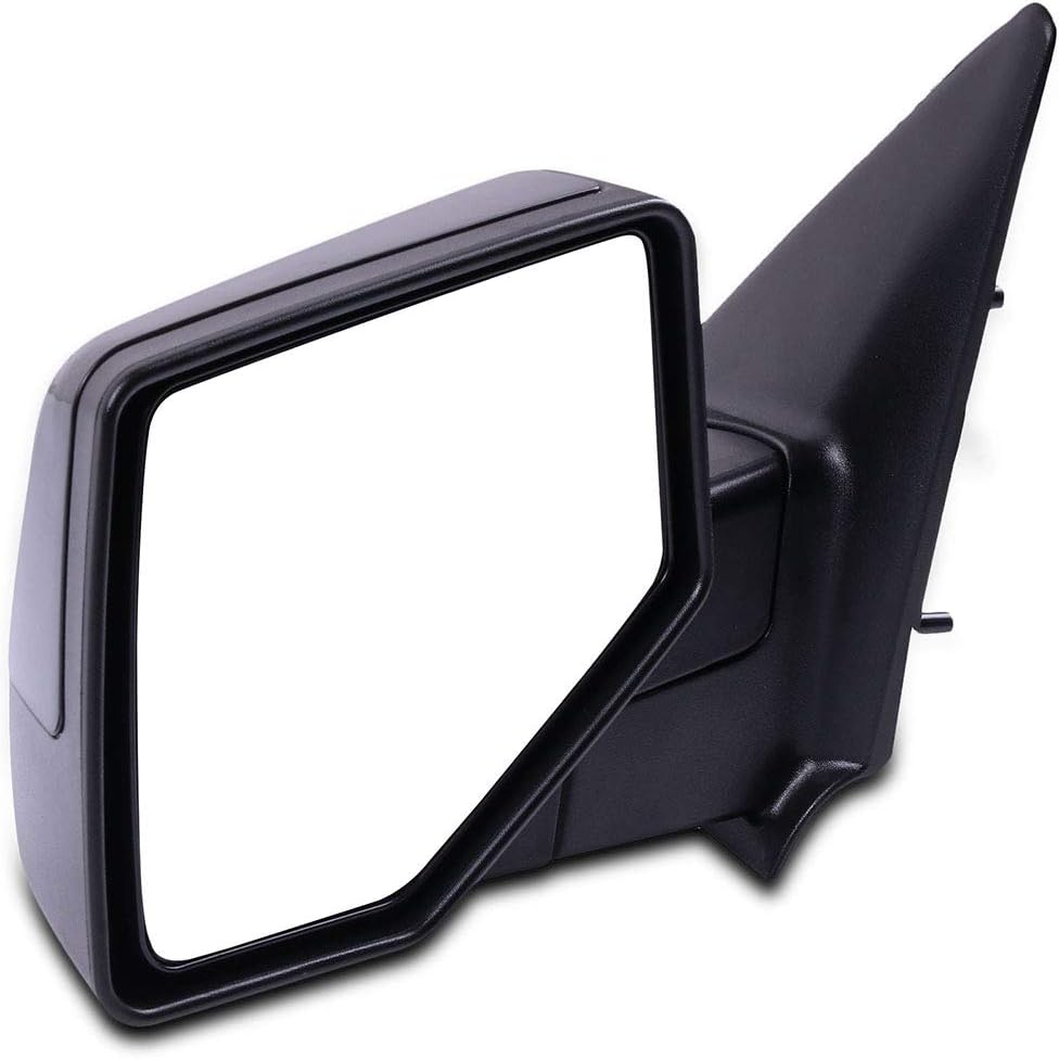 FINDAUTO Driver Side Mirror Manual Folding Non-Heated Side View Mirror Fit for 2006-2011 for for ford Ranger Outside Door Mirror Replacement Black ABS Side Mirror Fo1320283