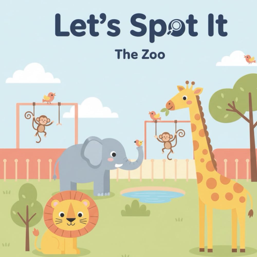 Let’s Spot It: The Zoo: A Toddler Seek-and-Find Book