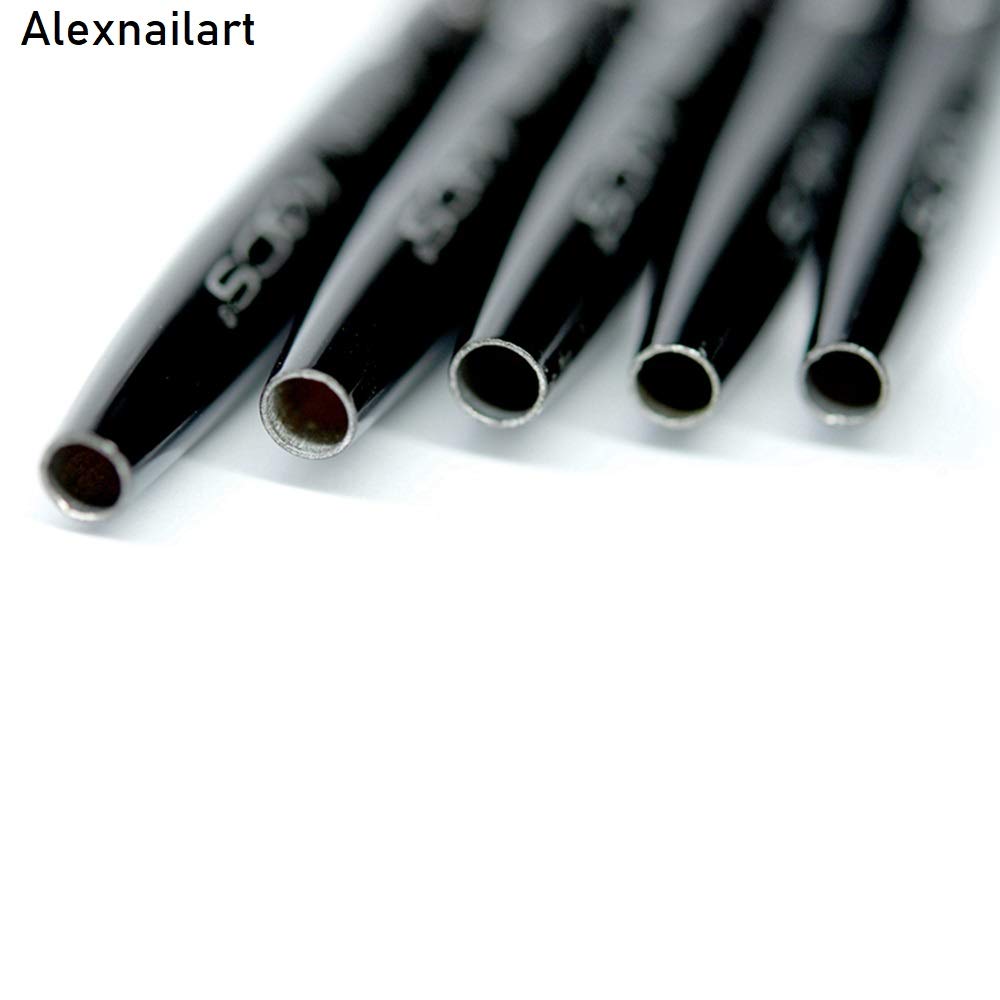 Set di 5 pennelli per unghie Kolinsky in acrilico (2#/4#/6#/8#/10#)