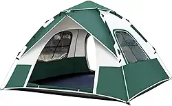 Barraca de Camping Automática, 2x1,5x1,2m, Verde, Impermeável, 1-2 Pessoas