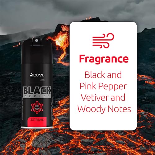 Above Black Series Body Spray Extreme 2.12 oz miniatura 4