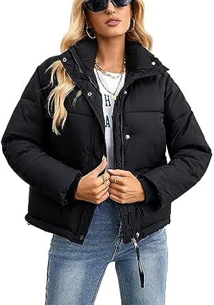 CAMNOW cropped puffer
