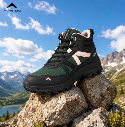 Image of Men Mid Ankle Hiking Shoe | Anti-Skid Rubber Sole | Lowland Hiking and Mid Mountain Trails | EH900