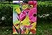Tulip Zinnia Garden Flag Colorful Spring Summer Blooms Double Sided 12.5’’ X 18’’
