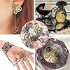 150 Gram Antique Bronze Vintage Skeleton Keys Steampunk Gears Cogs Charms Pendant Clock Watch Wheel for Jewelry Making Supplies, Steampunk Accessories, Craft Projects, Assorted Designs and Sizes #5