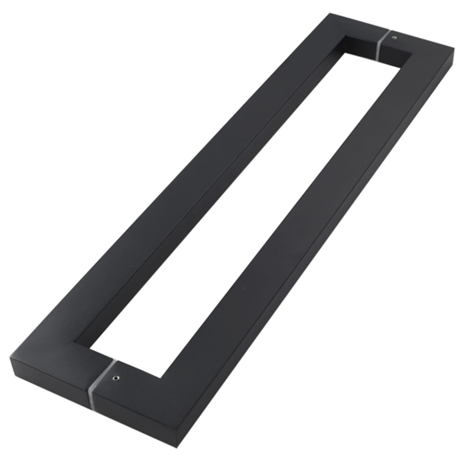 GLJTUO Door Pull Handle Shape Door Handle Push/Pull Stainless Steel, 24inch/32inch/47inch/59inch Entry Barn Handle Grab Bar, for Wood Doors/Glass Doors/Sliding Doors