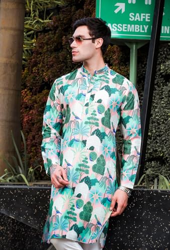 Image of Lymio Men's Cotton Regular Fit Casual Kurta || Kurta || Ethnic Kurta