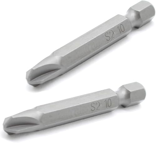 Miniatura 7 de TMAX 25 piezas Tri Wing #2 Destornillador Brocas Triangular ranurado forma Y 2 pulgadas (1.969 in)