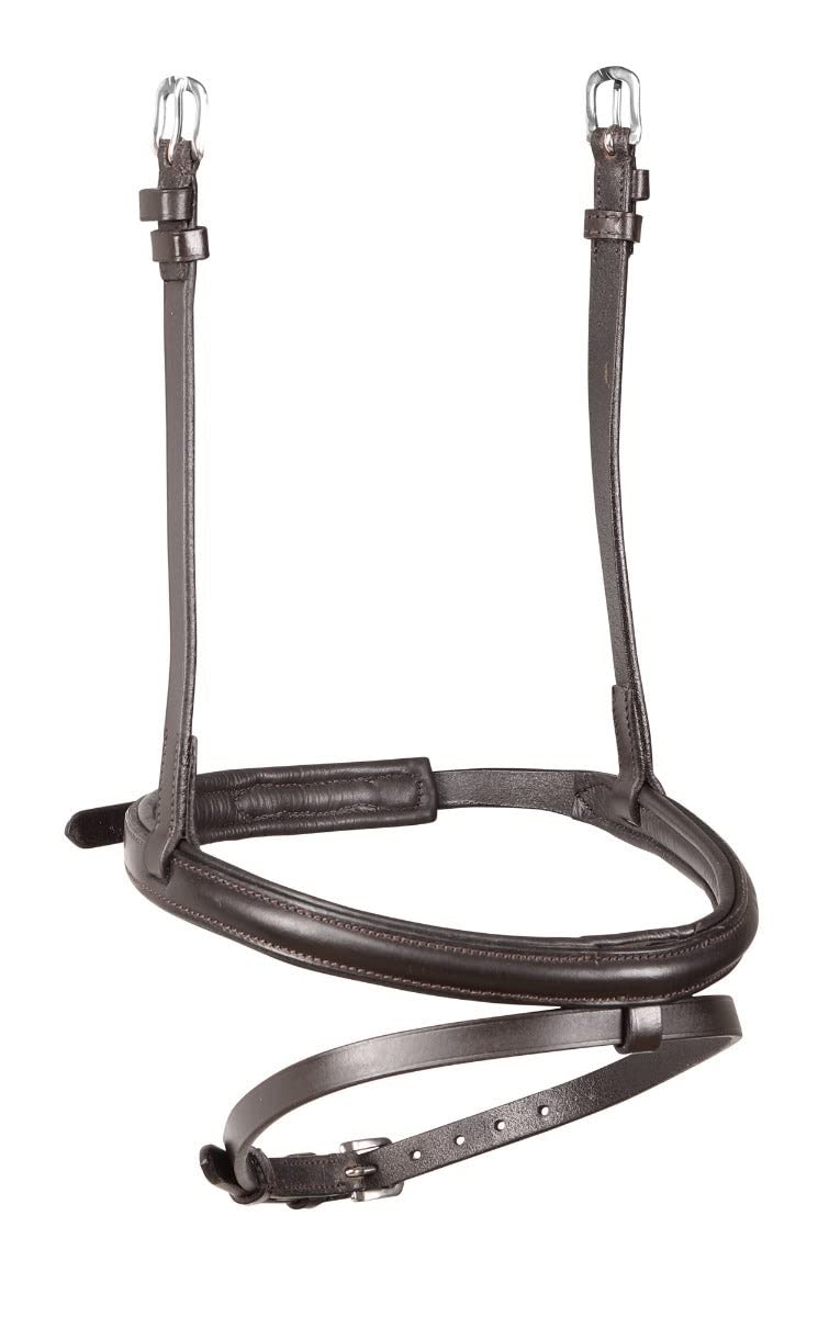 Shires Velociti Rapida Padded Raised Flash Noseband (Cob, Havana)