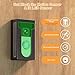 No Drill Adhesive Video Doorbell Mount Compatible for Ring/Blink Wireless Video Doorbell, Not Block Doorbell Sensor, QIBOX Anti-Theft Camera Mount Bracket Cover Holder Corner Kit Accessories
