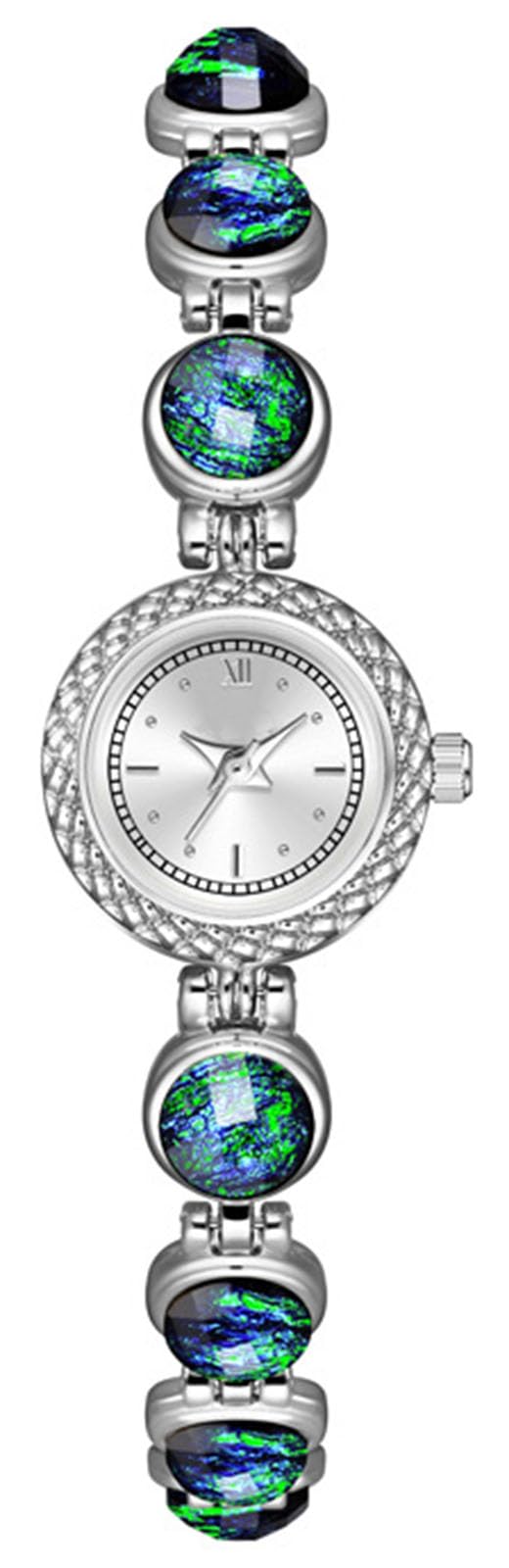 ADSBIAOYE Damenuhren Luxus Vintage Kristall Diamant Armband Uhr Damen Mode Kleid Quarz Armbanduhr Edelstahl Wasserdicht Geschenk Uhr