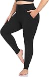 we fleece Plus Size Leggings for Women -Stretchy XL-4XL Yoga Pants Tummy Control High Waist Workout Leggings