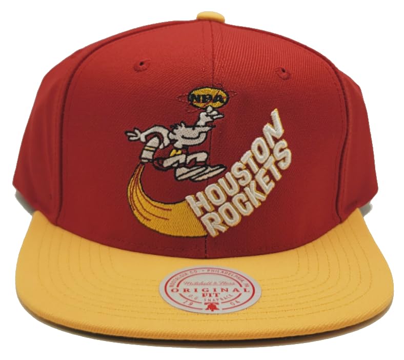 Mitchell & Ness Houston Rockets Retro 2Tone Snapback miniatura 3