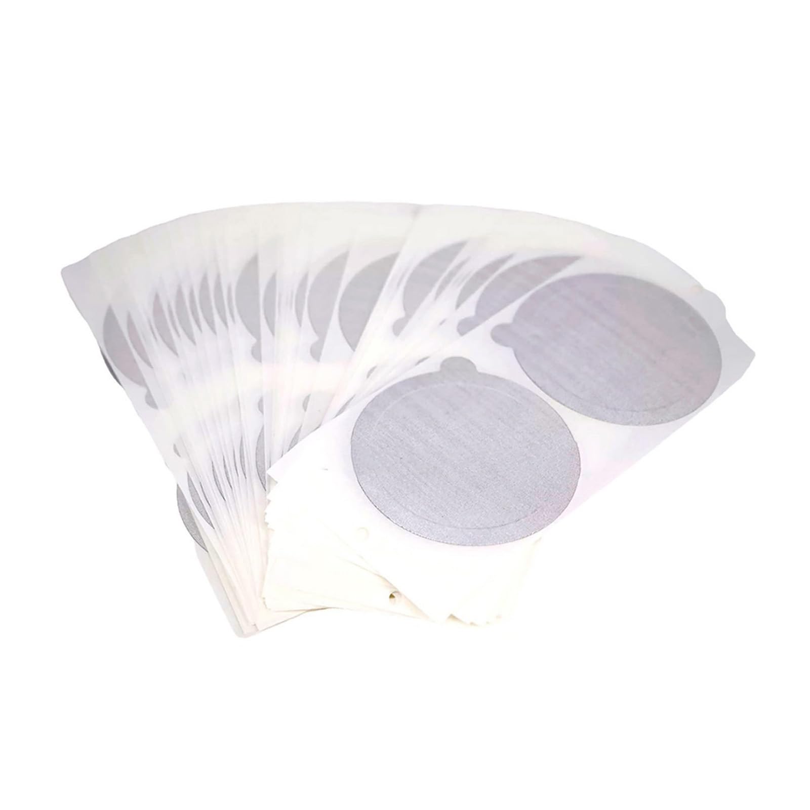 Elnwnnkc Of 100 Coffee Pods Stickers Aluminum Seals Pods Foil Lid Coffees Sealers for Easy Application Aluminum Foil Coffee Seal Stickers
