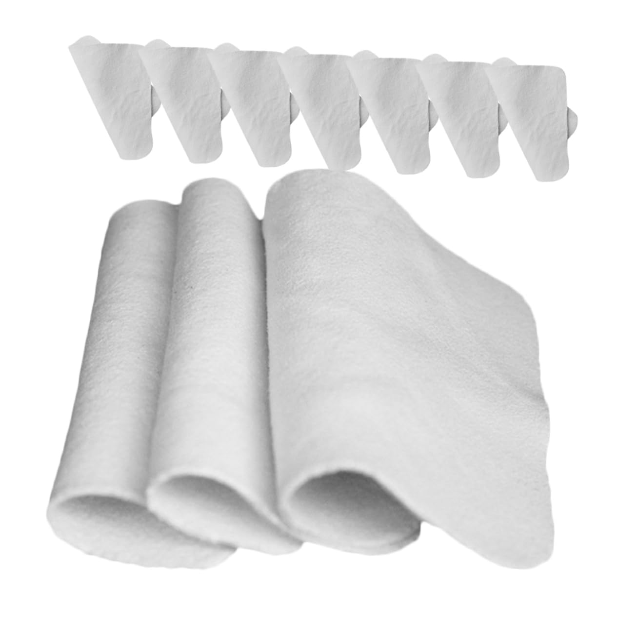 Healvian Pulire Il Panno Salviette Stoffa Collane di Perle Panni Detergente per Tessuti per Gioielli Pulizia Panno per Pulire Pelle di Pecora Bianca