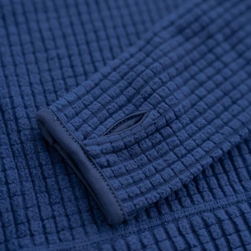 Squak Kids Hoodie – Lil’ Squak Grid Fleece Mid-Layer with Gaiter, Thumbholes & Big Pocket for Hiking & Outdoor Play4