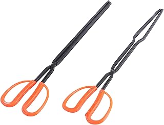 SECFOU 2 Pçs Favo De Mel Briquete Clipe De Lareira Ferramenta De Carvão Acessório Para Grelhar Ferramentas Domésticas Lareira Agarrador De Toras Pinças De Churrasco Churrasqueira