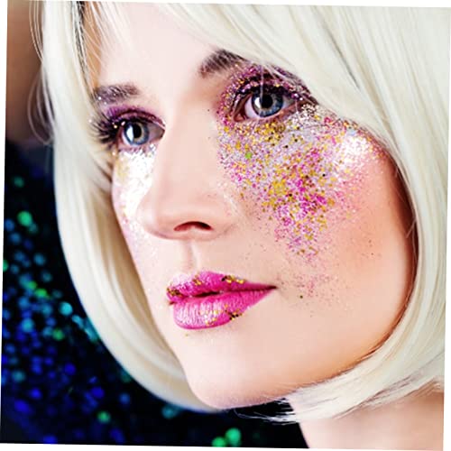 KALLORY 8 Pçs Decoração De Lantejoulas Glitter Lantejoulas Para Unhas Em Pó Para Corpo Glitter Em Pó