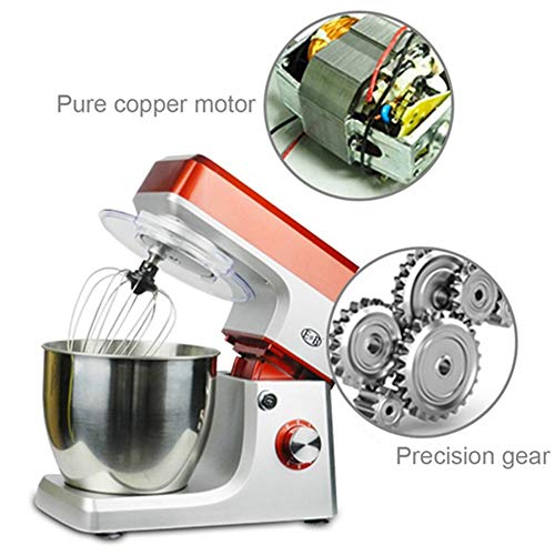 7L Automatische Mixer & Rührer,Elektrische Knet- & Rührmaschinen Schneebesen Koch Maschine Kuchen Brot Teig Küchenmaschinen Rührer 1200W