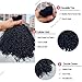 Afro Kinky Curly Bulk Human Hair Extensions Double Drawn Brazilian Virgin Braiding Hair For Boho Box Braids Afro Kinkys Crochet Hair Walnut hair 95-100g 16Inch