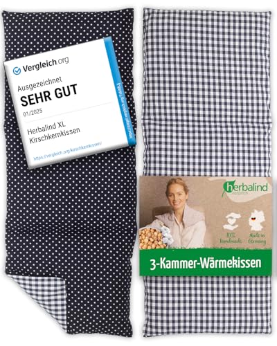 3000 Kirschsteine Herbalind XL Kirschkernkissen Nacken Schulter -...