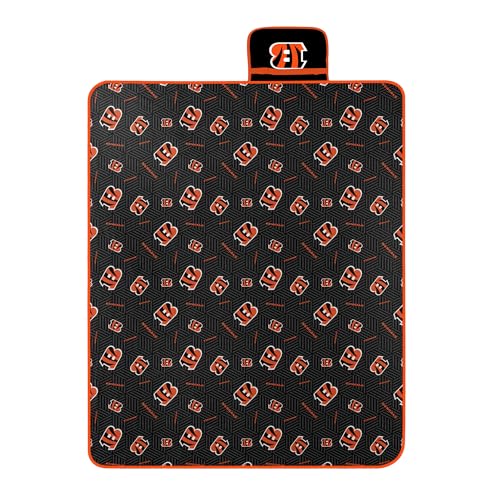 NORTHWEST NFL Cincinnati Bengals Compact Travel Picnic Blanket, 50
