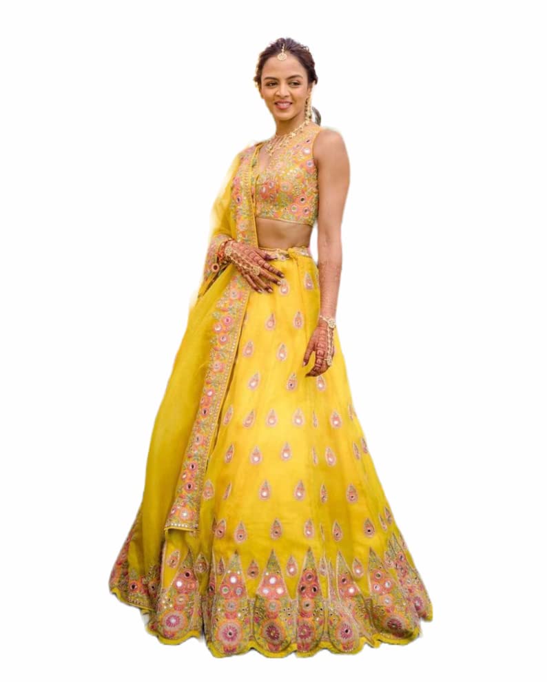 Miss Ethnic Hub's bridal Lehenga Choli With Dupatta Set For Wedding, Party, Ethnic etc. - Review, Price and Buying Guide