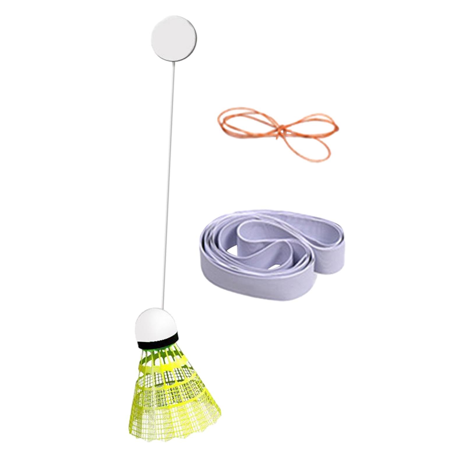 ELBME® Badminton Solo Trainer Kids Adults Tool Self Practice Trainer for Games Home 1 Ball-image-4