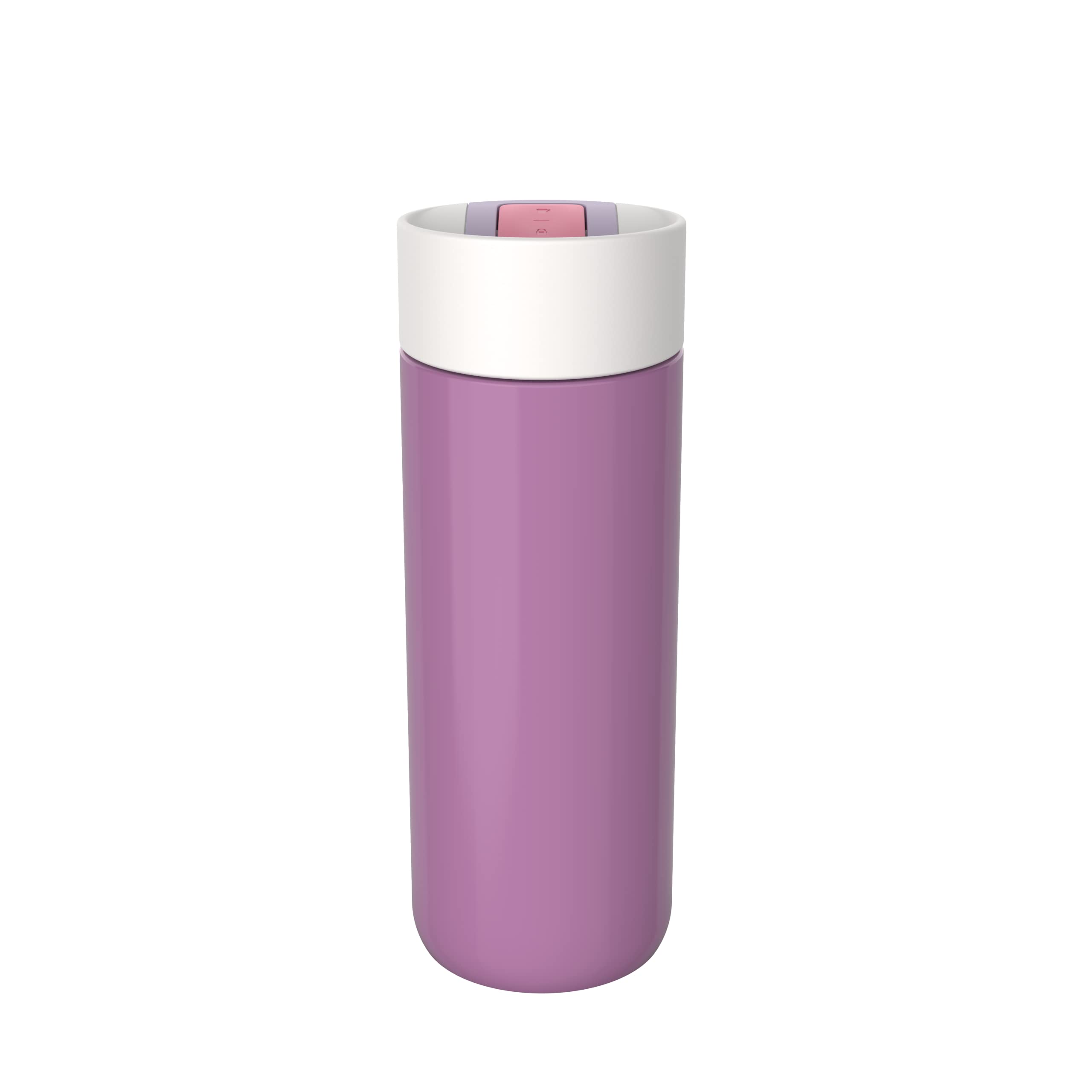 Kambukka - Thermobecher 500ml - Modell "OLYMPUS VIOLET" - Thermobecher/Kaffeebecher to go: Easy cleaning - rutschfester Boden - vakuumisoliert - Edelstahl-Thermo-Kaffee-Reisebecher