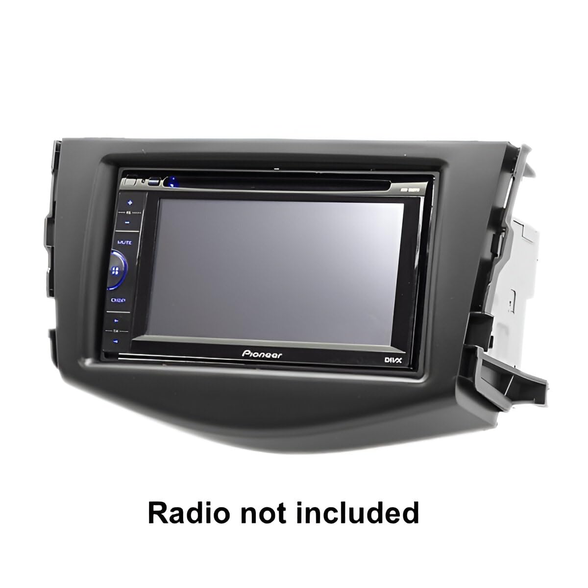 MASCHERINA ESTETICA PER AUTORADIO 2 DIN TOYOTA Rav 4 2013 Grigio Metal