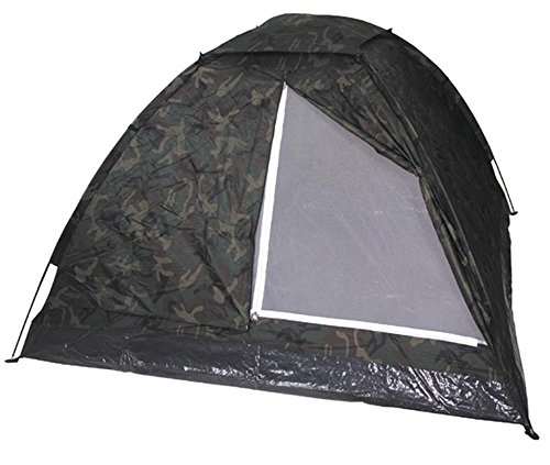 Tente de camping 3 personnes MFH Monodom 210x210 cm dôme verte