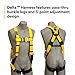 3M DBI-SALA 2104169 Roofer's Fall Protection Kit, Yellow