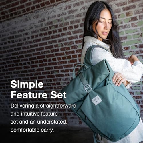 Image of Osprey Arcane Roll Top Shiso Purple Heather, Purple OS | commuter backpack, everyday bag, campus pack, laptop carry, Purple color, OS size