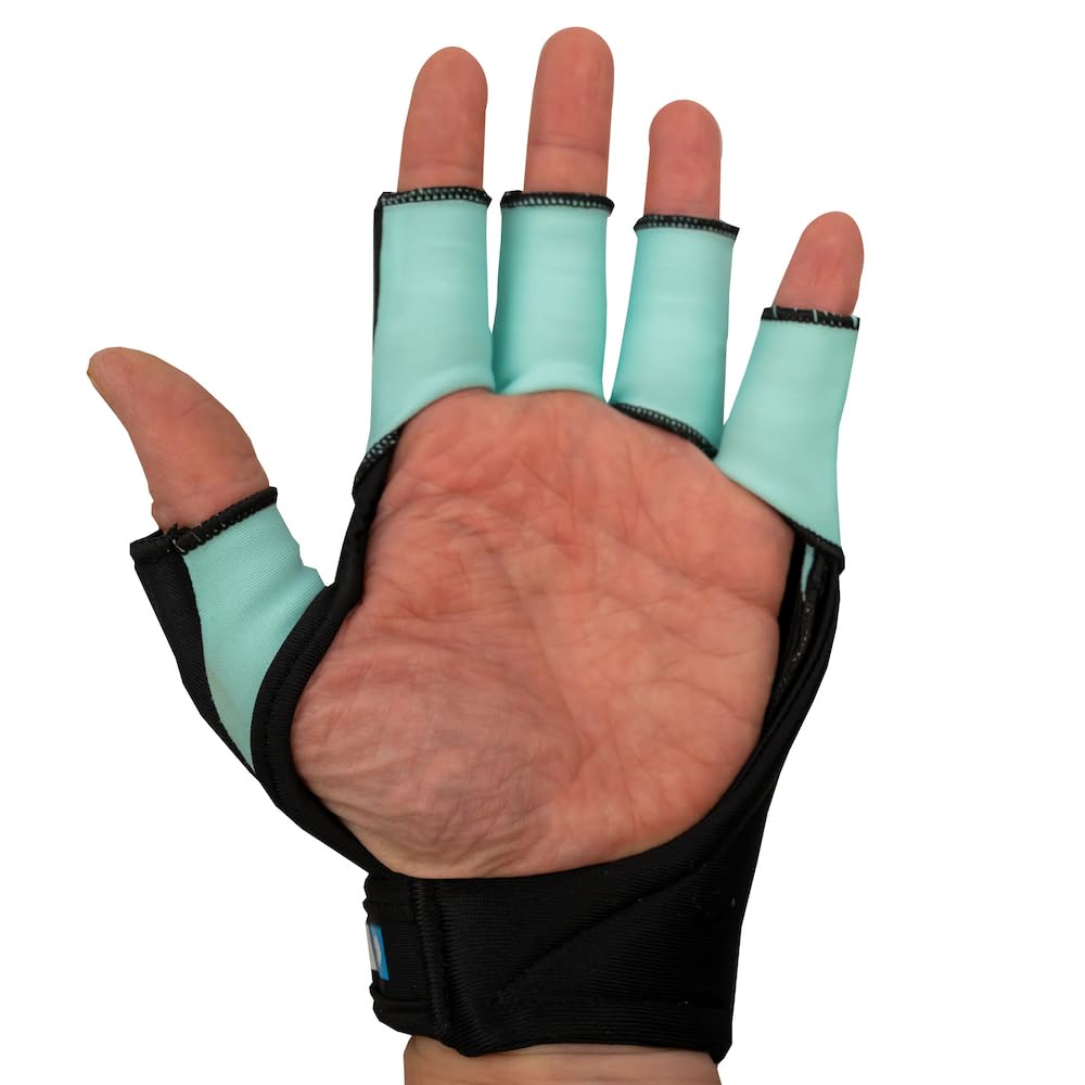 BYTE ZT Left Hand Hockey Glove Teal (Medium) - Image 4