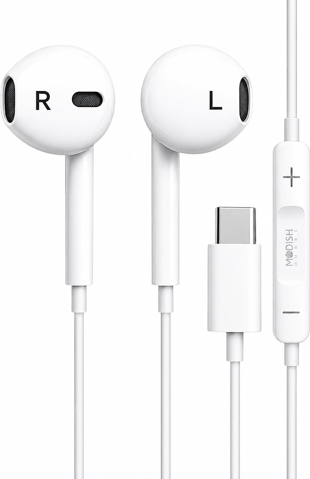 ModishOmbre® Airlite Original USB Type C Earphone | 14.2mm Drivers Surround Sound | DAC Chip 100% Support | in-Line Mic | Compatible with iPhone 15, i16, Flip, Fold, Samsung S Series & Others (Blue)-image-18