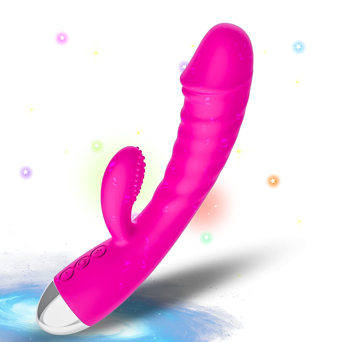 Vibrador Vibradorador Mujer Juguetes Eroticos Vibradores mujer Con 10 modos Consoladores.. para mujer con vibración Vibradorador Clitoris Juguetes eróticos para pareja sexuales Carga USB impermeable