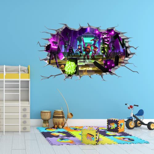 Robots Wall Decals Cute Realistic Self-Adhesive Vinyl Waterproof Games Wall Stickers For Kids Bedroom Living Room Playroom Nursery Decoration Gift Supplies (15.7"X31.5") #TOP2