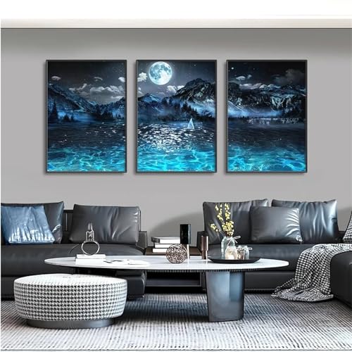 Peinture Diamant Adulte pour Décoration Salon Grand Format 90x135cm Broderie 5D