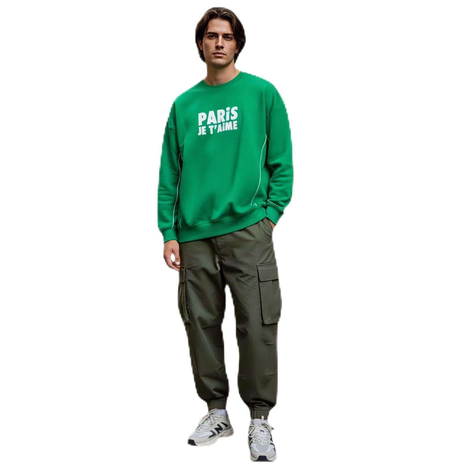 the funny store Men's Loose Fit Sweatshirt-picture-50