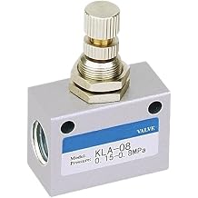 Flow Control Valve Flow Rate Control Valve Pneumatic Air Valve 1/8 1/4 3/8 1/2 3/4 1 1-1/4 1-1/2 2 Precision Flow Adjustable ValveKLA 32 G1-1-4