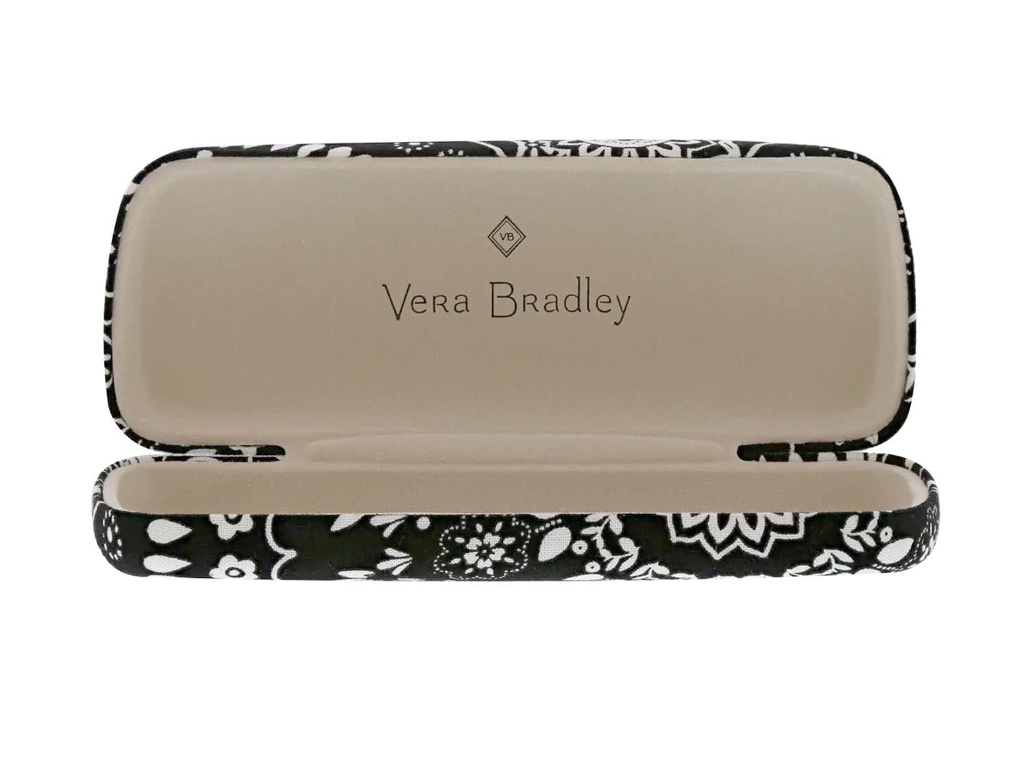 Vera Bradley Clamshell Readers Eyeglass Case, Black Bandana  display picture 1